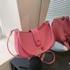 Solid Color Ladies Shoulder Bag Minimalistic Reliable Large Capacity Sling