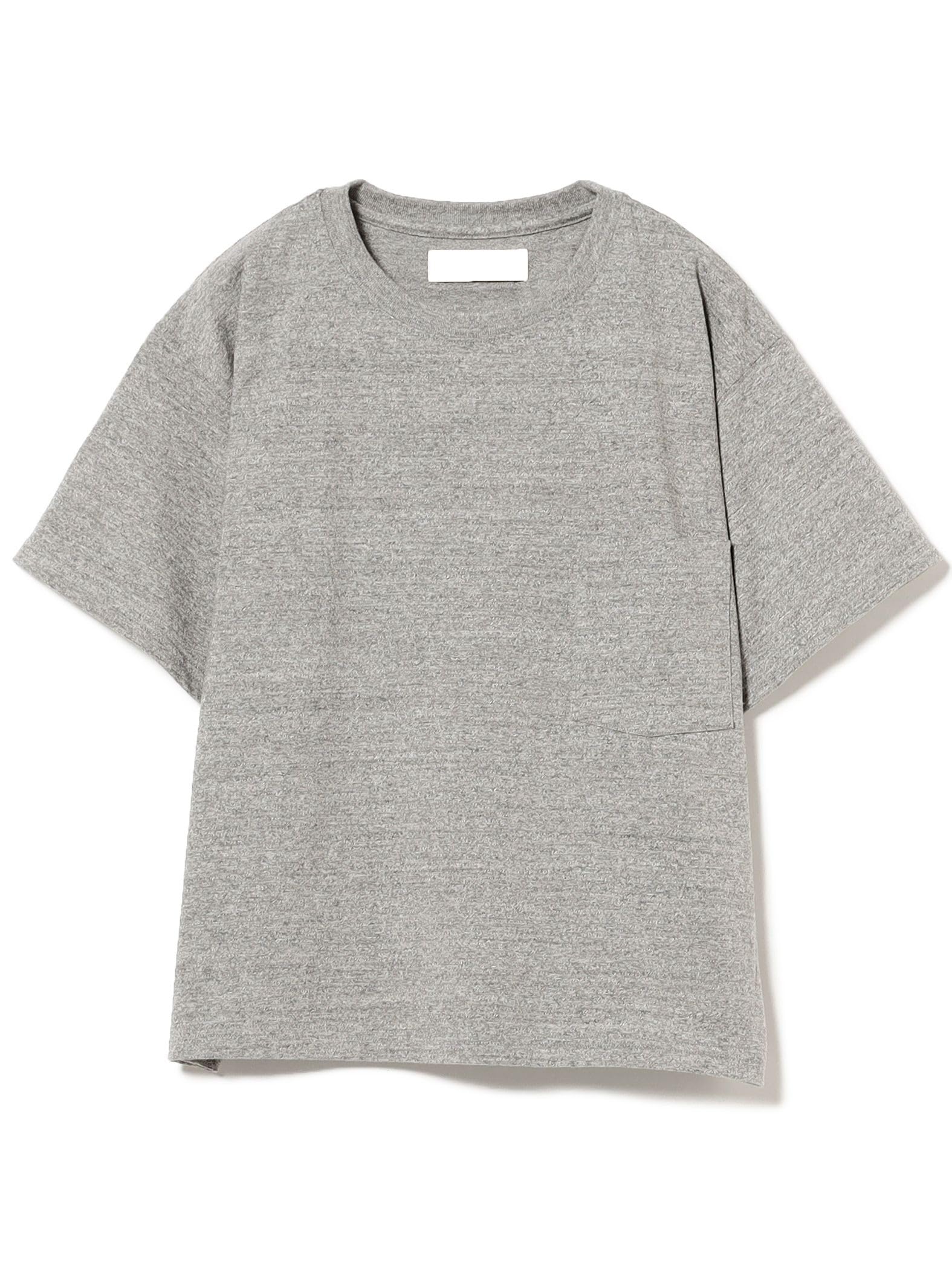 

В:MING LIFE STORE by BEAMS Футболка с коротким рукавом Простая, но оригинальная хлопковая футболка (С-М) Женский ТОП_СЕРЫЙ S