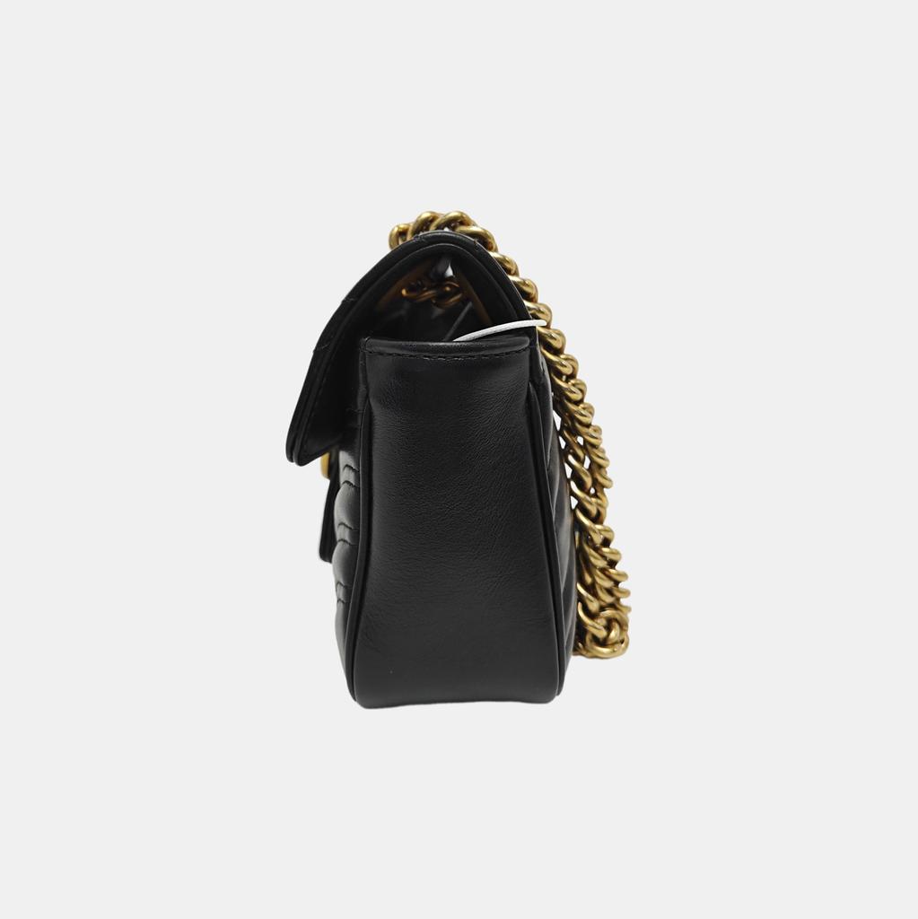[Pre-Owned] Gucci GG Marmont Matelassé Mini Bag 'Black' - Very Good #1L5KGXE