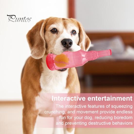 Hundespielzeug Mit Tennisball - Interaktive Flasche Mit Knistergeräusch