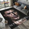 3D SPN Supernatural Sign Dean Sam Carpet Rug for Living Room Bedroom Home Sofa Decoration,Kids Play Area Rug Non-slip Floor Mat