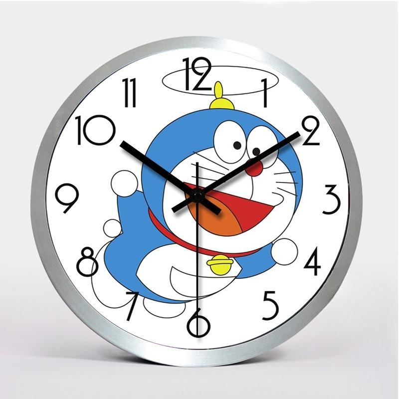 

Настенные часы из нержавеющей стали 12 дюймов, Алюминиевые часы, Креативные и модные настенные часы для гостиной, Кварцевые часы