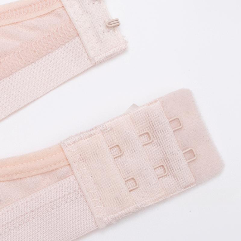 Damen-BH mit tiefem V-Ausschnitt, dünn, atmungsaktiv, kabellos, Push-up-Top in großen Größen