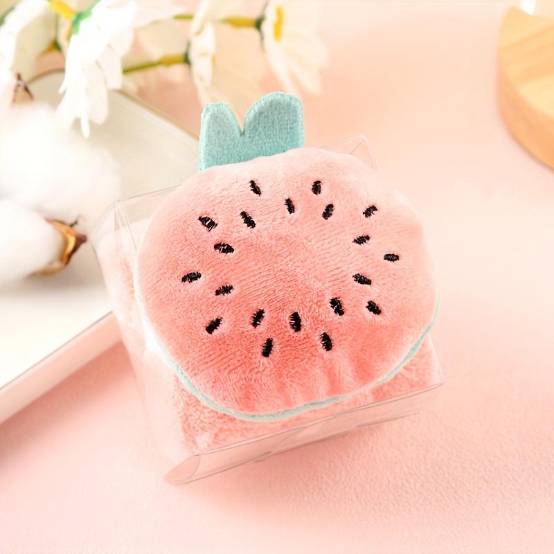 Cute Cartoon Animal Fruit Hand Towels Ultra Soft Coral Fleece Towels with Box Packaging, 280 GSM, Contemporary Bathroom Decor  Birthday Gift Idea