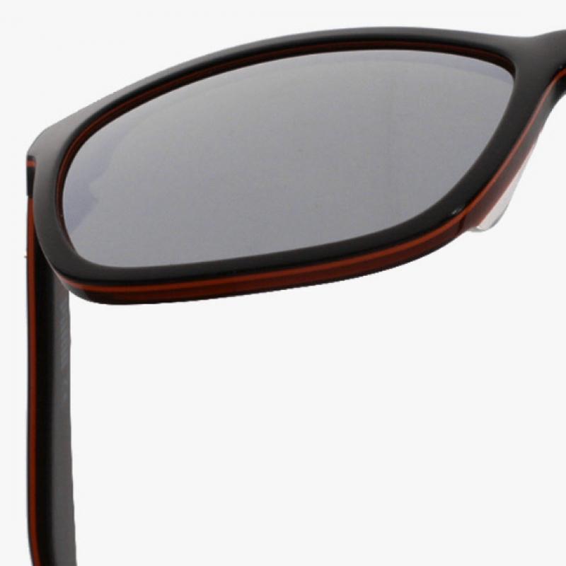 Puma Pu0087sk 003 Ripper Square Horn Rimmed Over Asian Fit Mirror Sunglasses