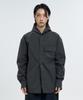 POLLUTION Micro Ripstop Hoodie Charcoal