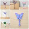 Odnímatelný 3D tištěný kouzelný hůlka Tap to Pay Přenosný držák na kouzelnou hůlku ve tvaru motýla Dárek pro dívky