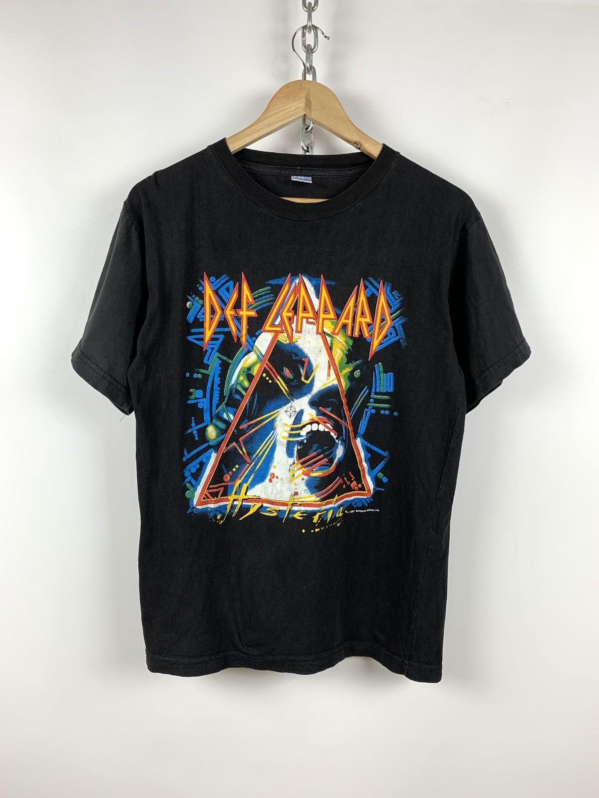 1987 Vintage Def Leppard Hysteria Band Size M? Unisex T-Shirt S