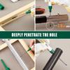 45mm Long Nib Marker,Carpenter's Deep Hole Marking Pen,2mm Tip,A Duration of 72 Hours,Waterproof Non-Erasable,Long Headed Pen