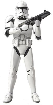 Star Wars Clone Trooper-Plastikmodell im Maßstab 1/12, farbcodiert