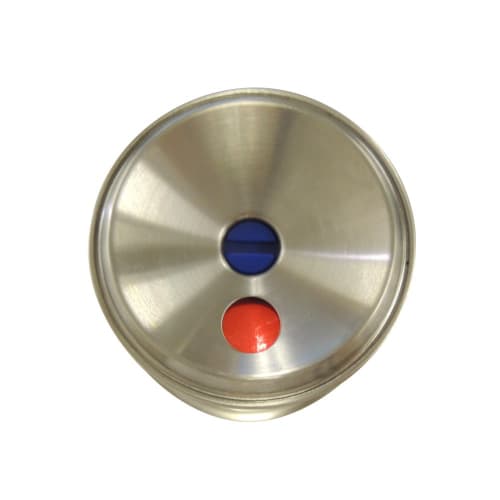 

Kawaguchigiken Indoor Door Knob, High-Speed Steel, Double Ball, for Toilets, BS60mm, Stainless Steel Hairline