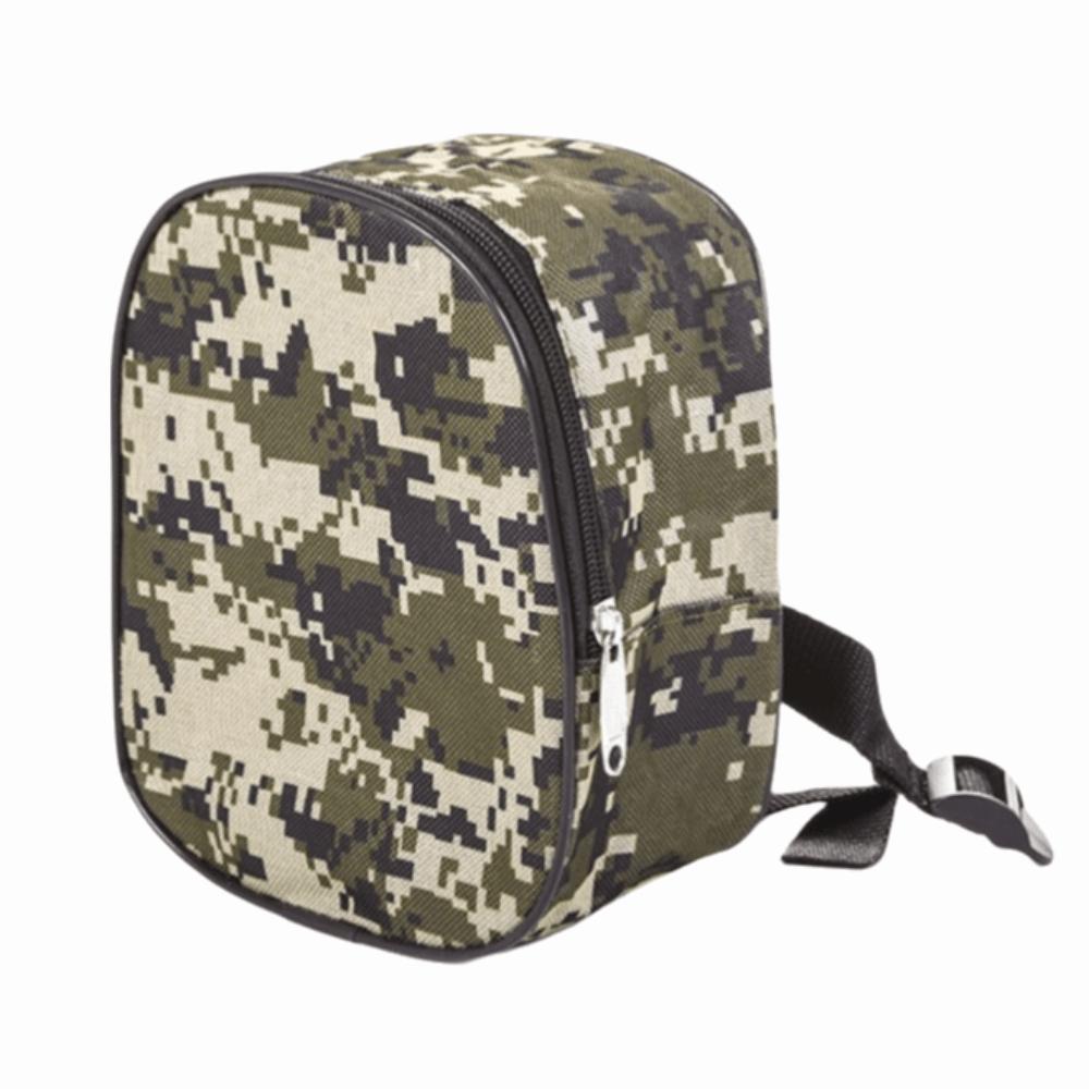 

Durable Fishing Reel Bag Soft 18*15*8cm Spinning Reel Bag Oxford Cloth Fishing Gear Bag Reel Protection камуфляжный