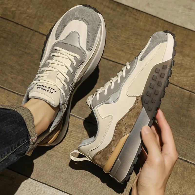 Fashion Casual Sneakers Men Platform Shoes Comfortable Walking Sports Shoes Free Shipping Outdoor Tennis Shoes For Male