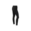 Li Ning Solid Color High Waist Tight Fitness Leggings Women leggings Black AULU020-3