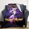 Elvis Presley Customize Text Blanket Cozy Personalized Blanket Comfortable Perfect for Bed Living Room Office Picnics All-Season Use