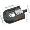 Folding Bicycle Bike Pedals for Ebike with Reflective Strips Wide Flat Pedals,Aluminum Urban Cycling Pedals