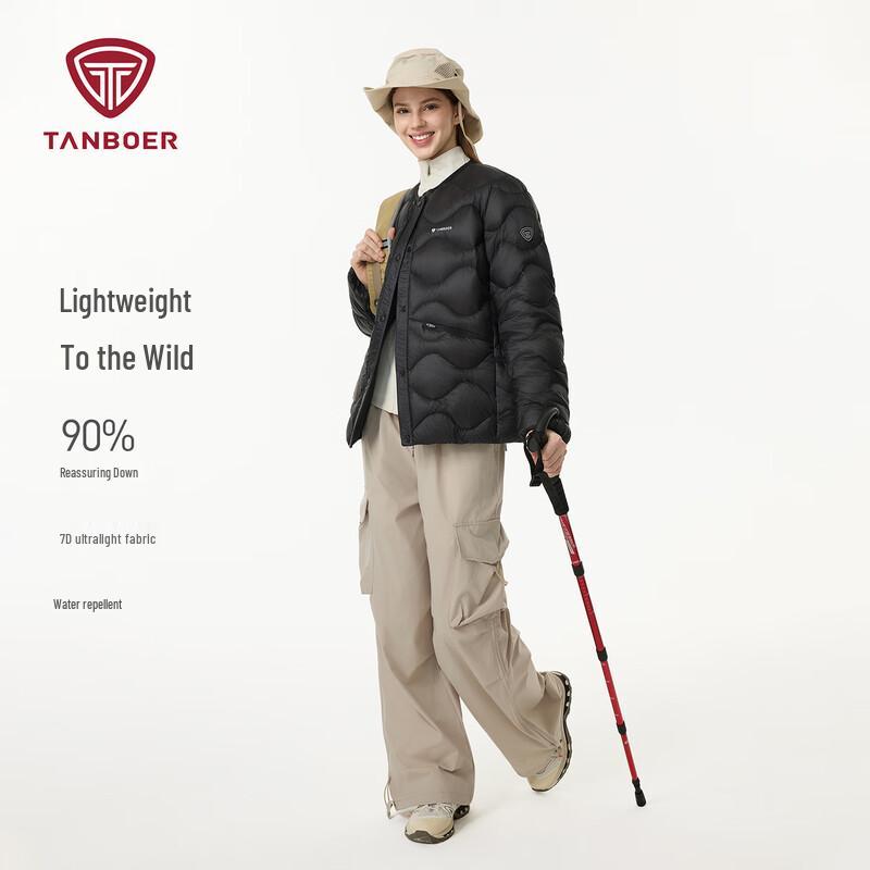 

Tanbol Women s Lightweight Collarless Down Jacket L 170