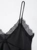 Silk Satin Lace-Trim Camisole Top for Women
