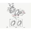 1PCS Rear Hand Brake Repair Kit Fit For Pajero Montero Shogun K96W KH6W KG5W V43W V65W V73W V75W V87W V93W MB858542 MB858543