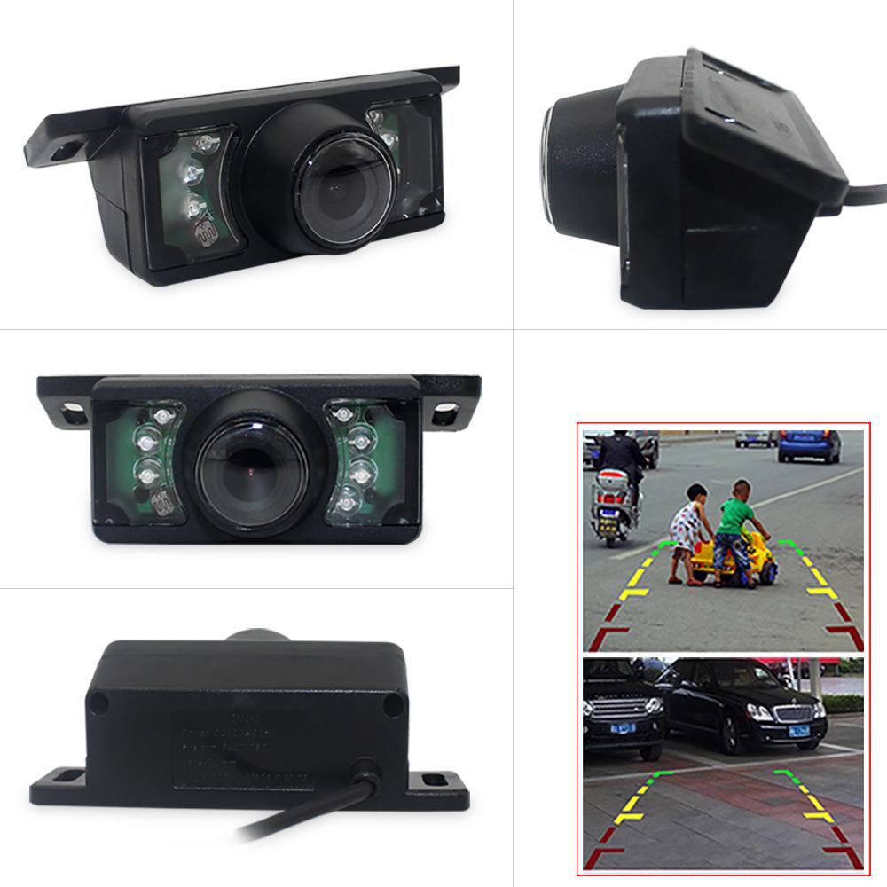 7-Inch Rearview Mirror Monitor with Wireless Reversing Camera & 7 Infrared Lights