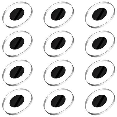 Pack of 12 Acrylic Lens Protector Film for VR Glasses Light Cover Dustproof Scratch Resistant Easy Installation Required