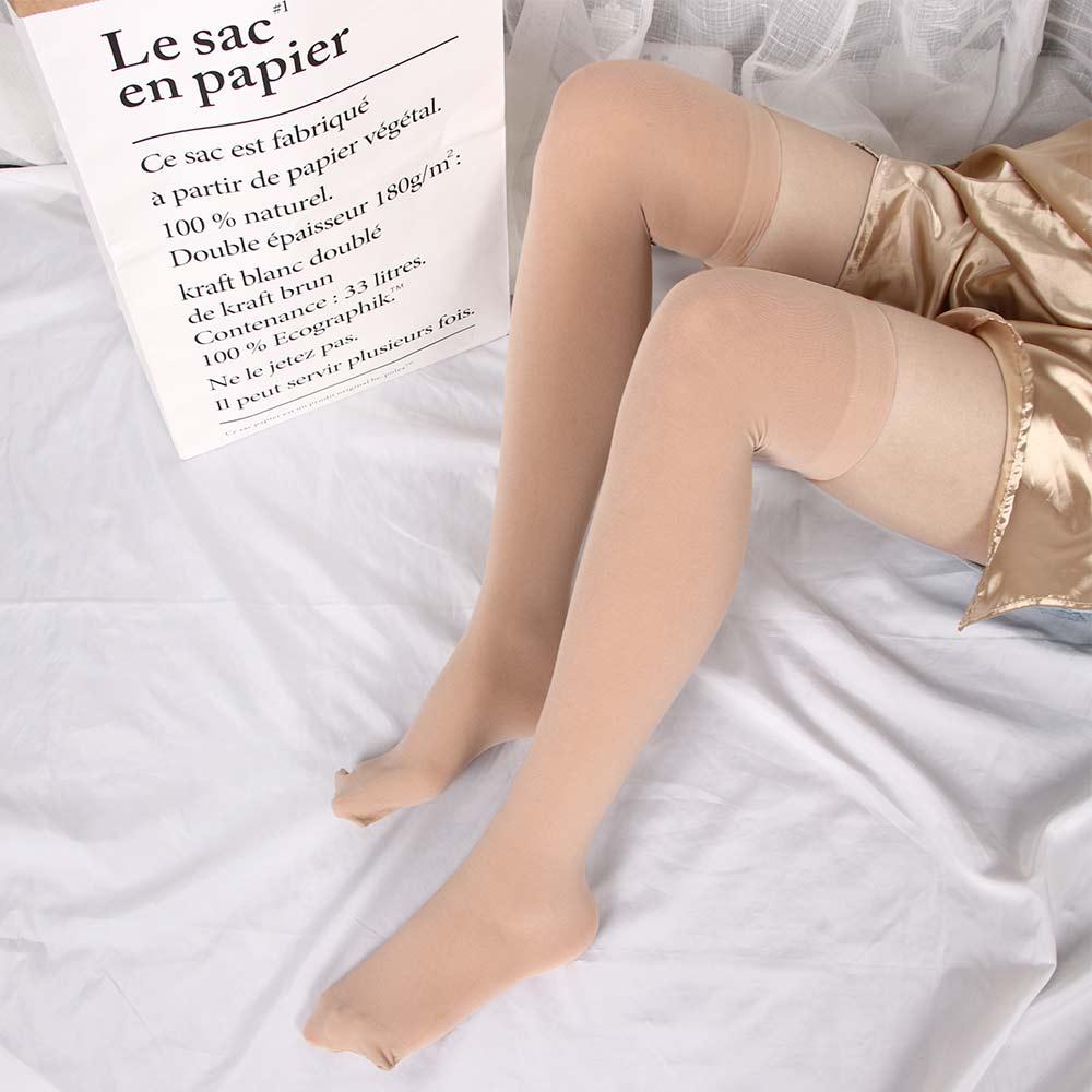 Socks Fashion Long Cotton Stockings Over Knee Thigh High Black White Skinny Stockings Sexy Stocking