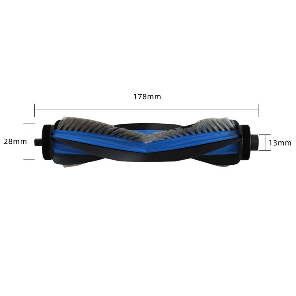 Main Brush With Blue Flat Brush For ECOVACS For DEEBOT T50 Pro For OMNI For GEN2 T50 Pro Sweeping Robot Replacement Brushes Set