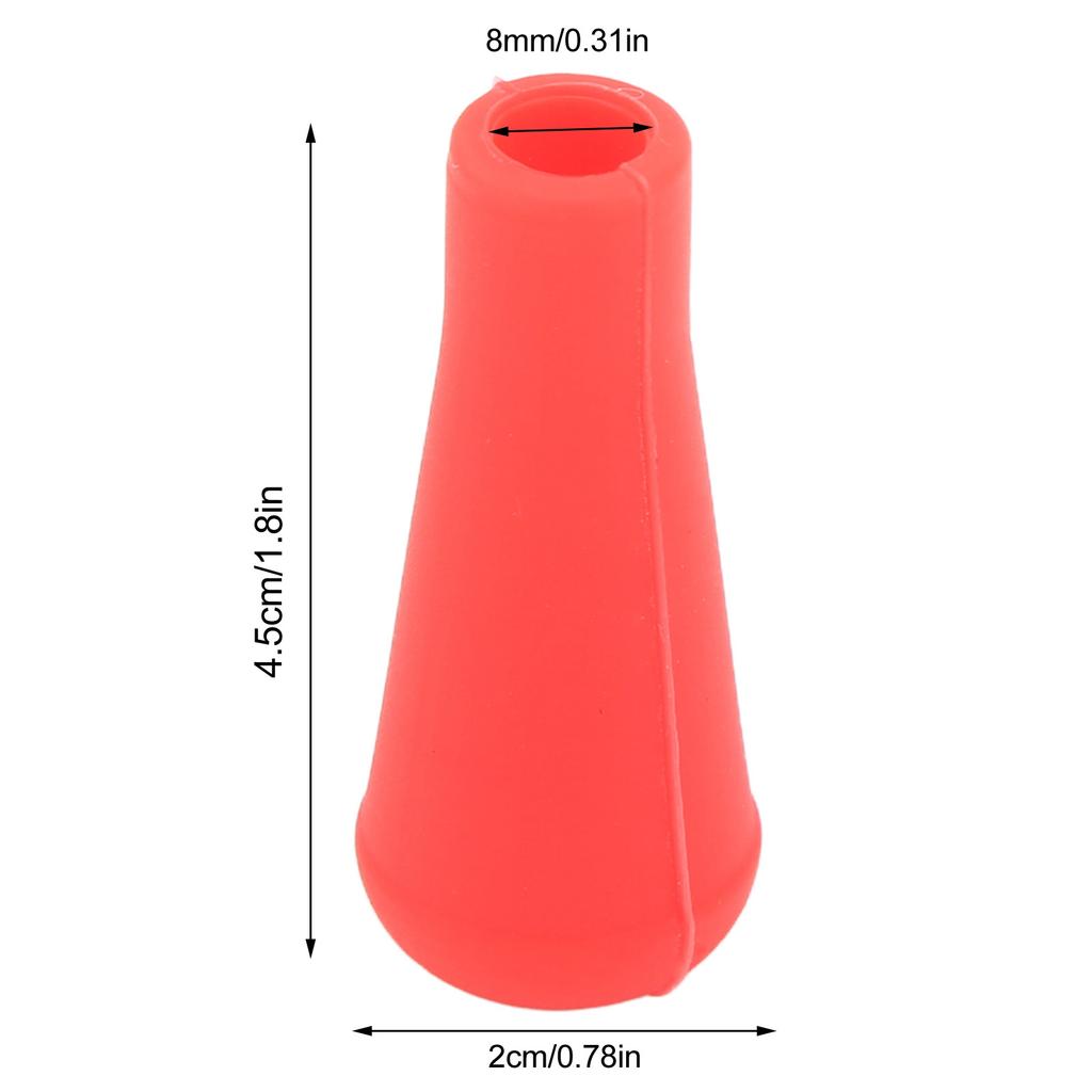 5PCS Archery Tip 8MM Inner Diameter Rubber Points For S Training Outdoor