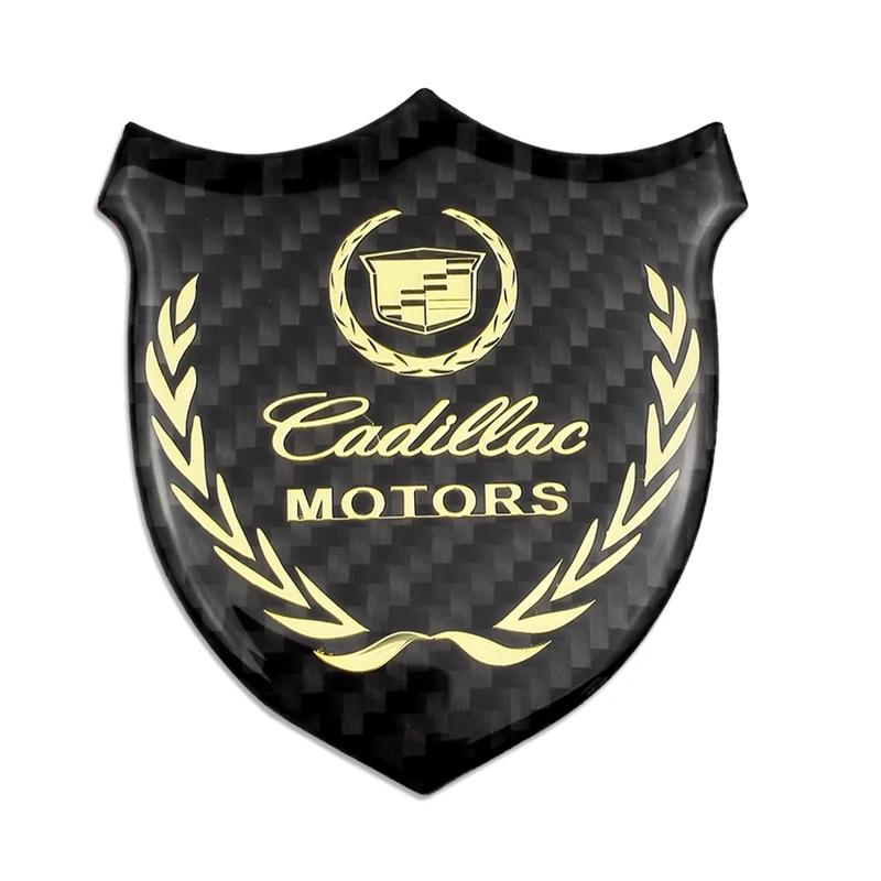 Carbon Fiber Badge for Cadillac Escalade CTS ATS SRX Deville BLS XT4 XT5 XT6 STS XTS SLR XLR CT4 CT5 CT6 Car Side Window Emblem