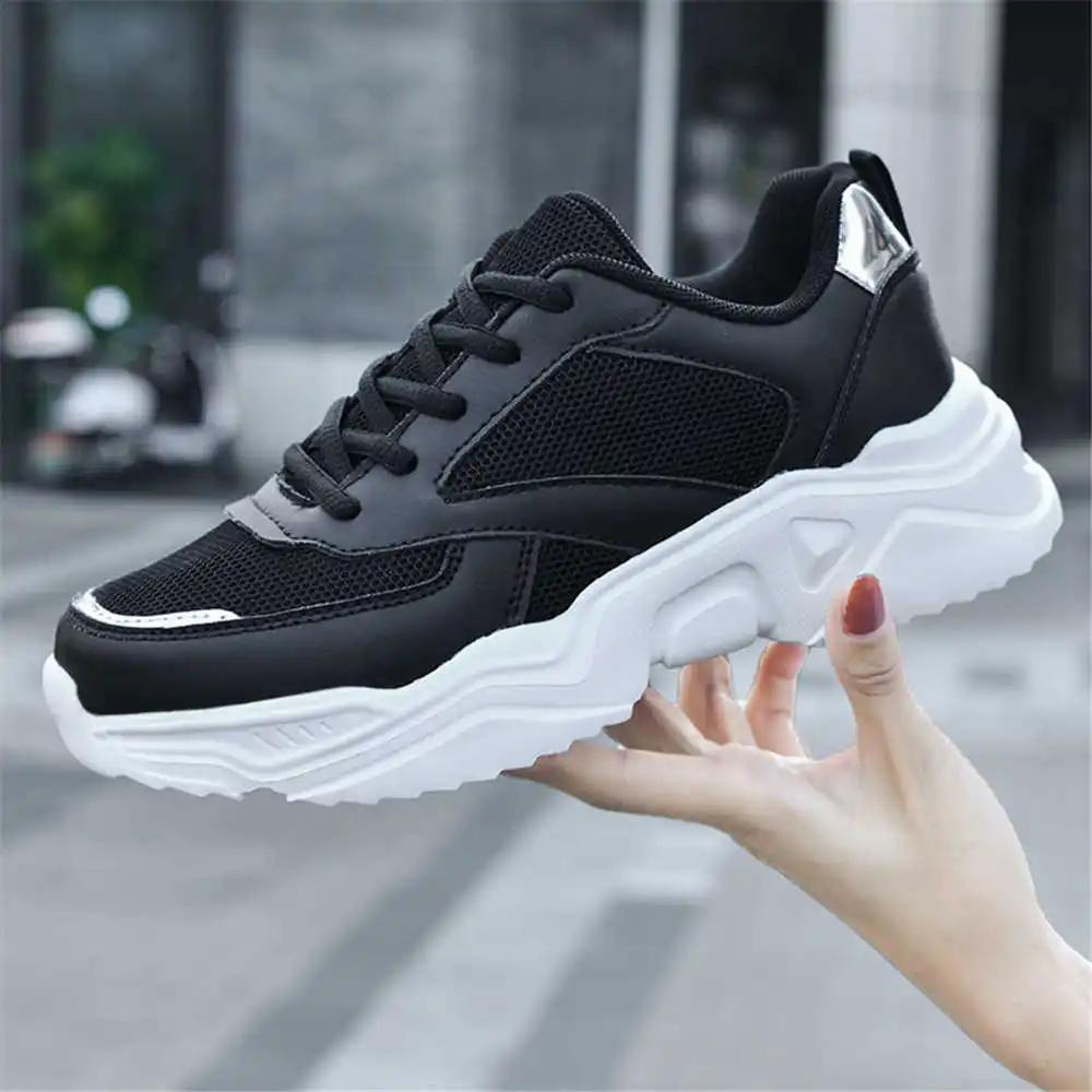 Fashion 38-39 Black Size 48 Shoes Basketball Fashion Women's Sneakers Luxury Designer Sport Fashionable Genuine Brand Fat On Sale
