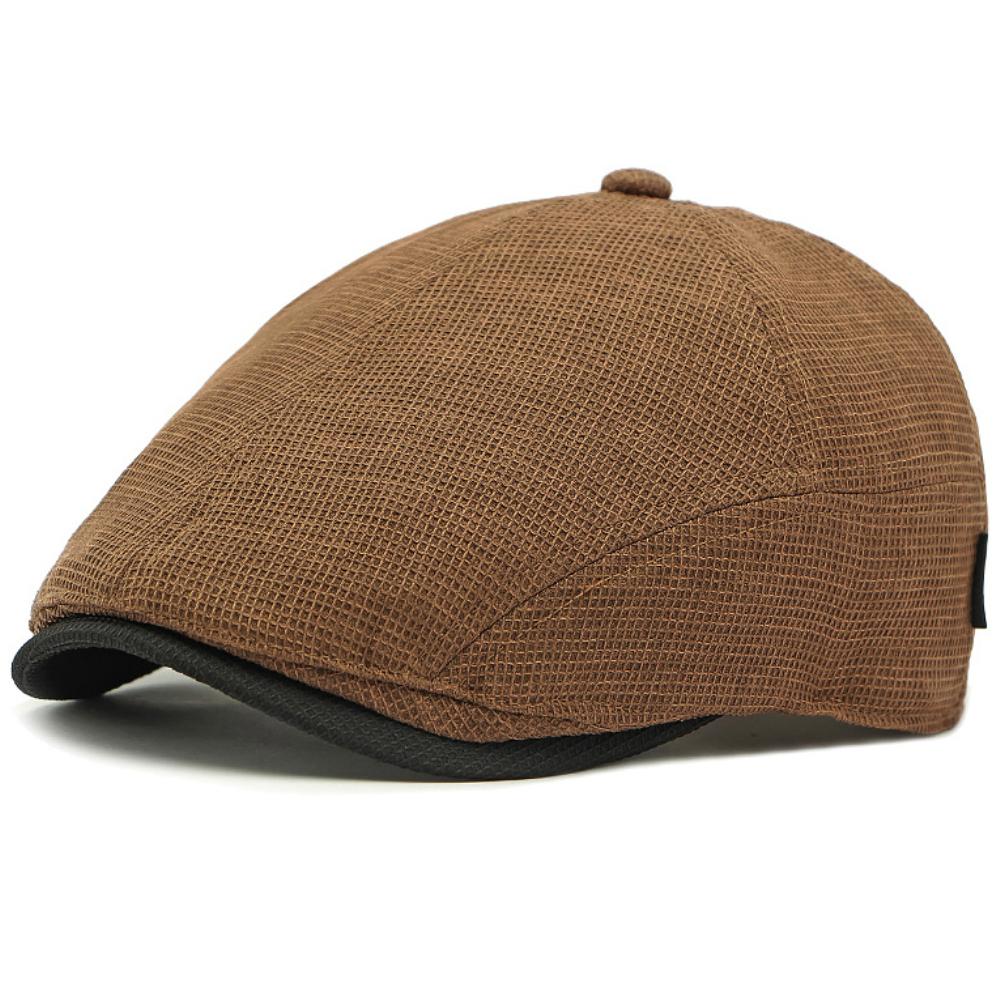 HT4818 Berets Breathable Spring Summer Caps for Men Women Artist Painter Beret Hat Adjustable Ivy Flat Cap Male Female Beret Cap