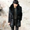 Autumn and Winter New Fur Coat Imitation Mink Coat Men's Mink Coat Imitation Fox Hair Big Fur Collar Casual