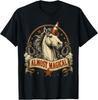 Funny Horse Unicorn Graphic Almost Magical Slogan T-Shirt