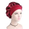 Hair Care Women Wide Band Elastic Satin Bonnet Cap Night Sleep Hat Head Wrap