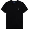 Polo Logo Embroidered Round Neck Slim Fit Short Sleeve T-Shirt Women Tops Black WMPOSWENC021391001