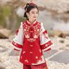Huatiancai Phoenix Perching Girl's Hanfu Set