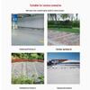 Rubber Wheel Stopper: Car Reversing Anti-Collision Barrier & Locator