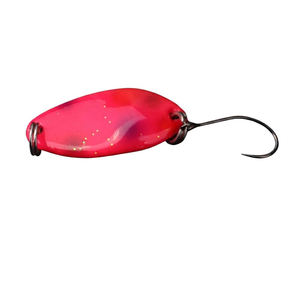 Fishing Spoon Lure Bionic Design Metal Blade Lure Long Casting Hard Bait for Freshwater and Saltwater Fishing with Single Hook