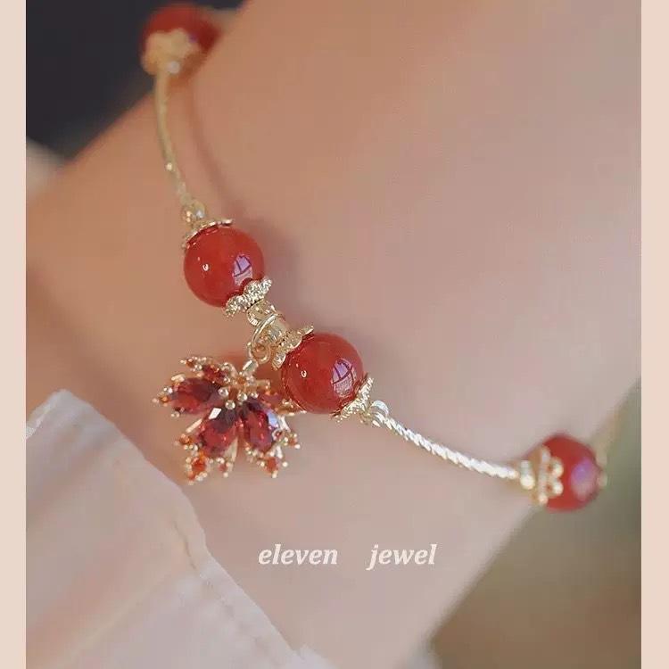 Bracelet Welfare Lotus Chinese Butterfly Ping An Ins Student Necklace Simple Girlfriend Hand