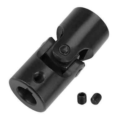Kardanový kloub Řízení Černá hřídel Spojka Konektor motoru Spojka kardanového kloubu 12x24x56mm