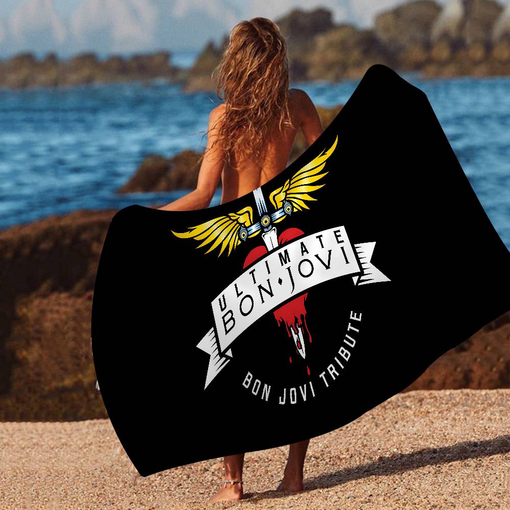 B-BonS J-Jovi Anime Beach Swimming Towel Soft Absorbent Washcloth Children's Gifts for Kids Travel Camping Gym