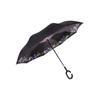 Thickened Black Parasol Umbrella Umbrella Boutique Innovative Reverse Umbrella Double-layer Sun Umbrella
