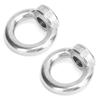 2pcs Lifting Eye Nuts Stainless Steel Outdoor Water Tools for Ocean Industry Yachts SpeedboatsM14