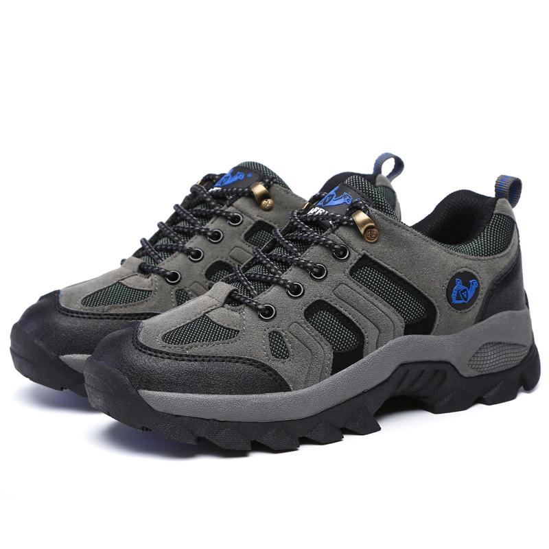 Men's Large Size Waterproof Anti-skid Wear-resistant Low Top Outdoor Sports Hiking Shoes Women's Hiking Shoes