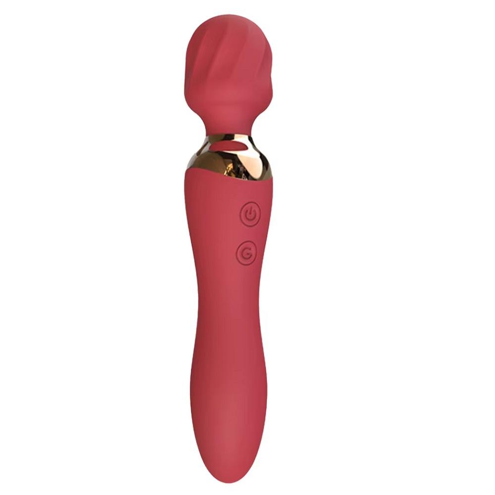 Dual Head AV Wand Vibrator Powerful Dildo Vibration Massage Double Motor Nipple Clit Stimulator Sex Toys Adult