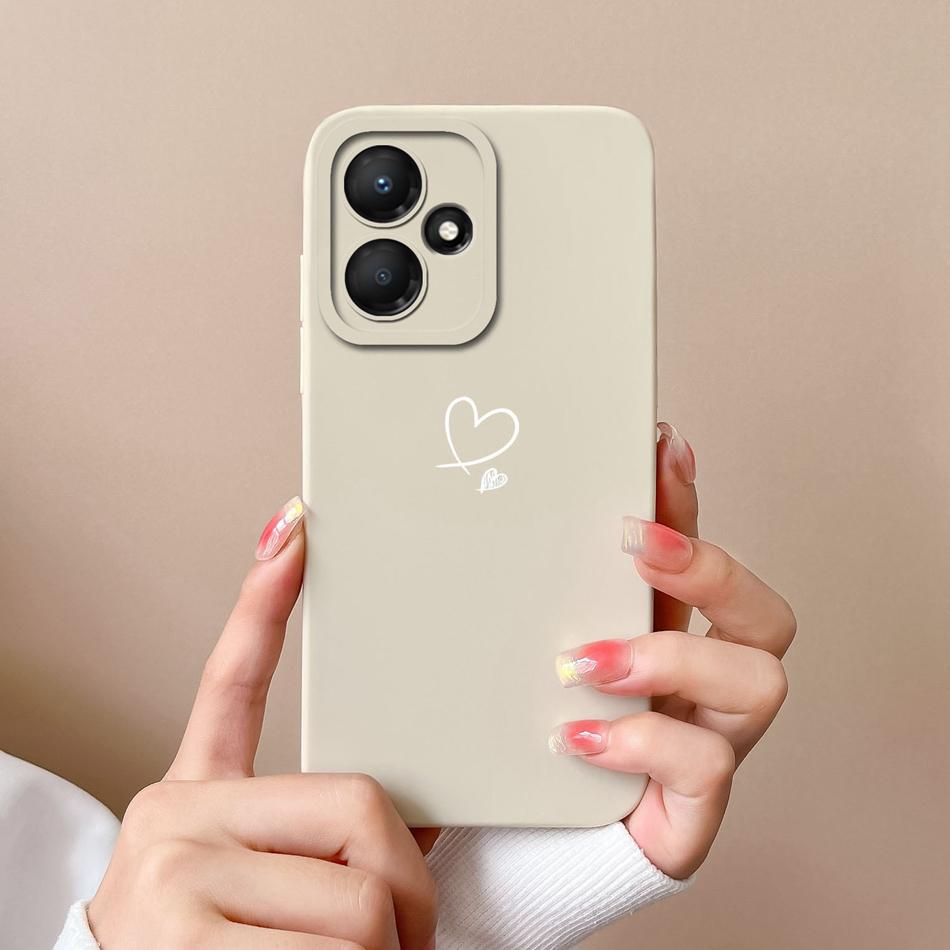 For Infinix Hot 30 Play 30i 4G 5G Phone Case Butterfly Liquid Silicone Camera Protection Back Cover For Infinix Hot30 Funda Capa