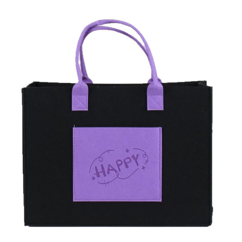 2025 Stylowa Prosta Torba Filcowa: Kreatywna i Wszechstronna Torba na Zakupy