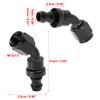 X AUTOHAUX Fitting Hose End AN6 AN Type 45 Degree