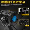 2x Spot LED Light Motorcycle Headlight Hi-Lo Driving Fog for ATV UTV Three Color