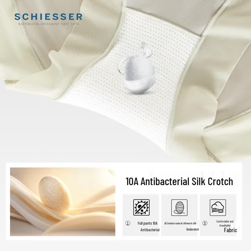 Schiesser Women's 10A Antibacterial Seamless High-Waist Briefs